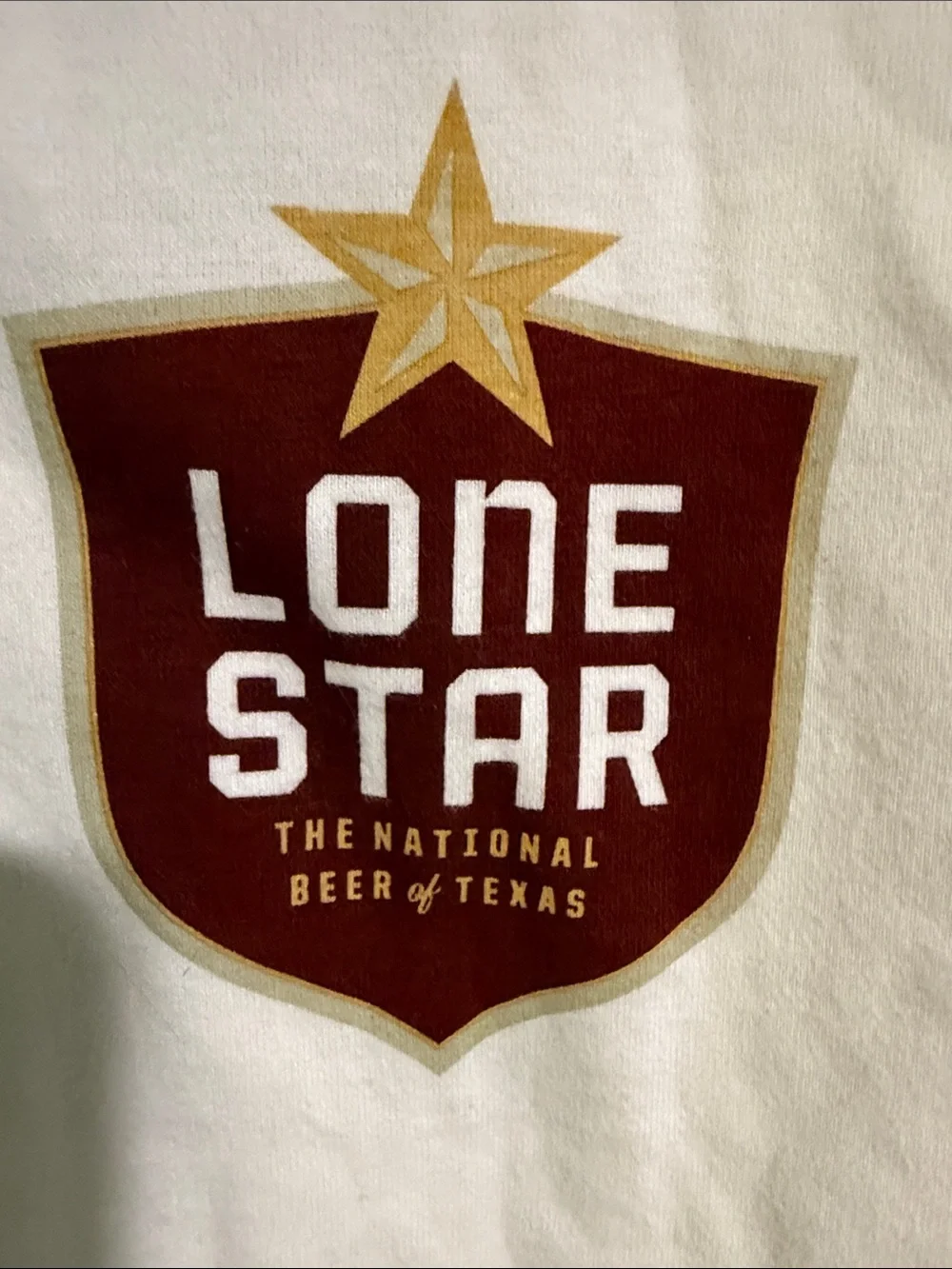 Men’s Cream Lone Star t-shirt